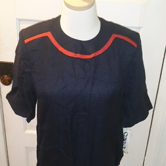Vintage 1980s Carlo Moda nwt blouse - Picture 2 of 5